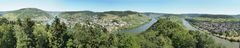 Rundumblick vom Prinzenkopfturm bei Pünderich an der Mosel