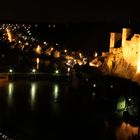 Runkler Burg bei Nacht