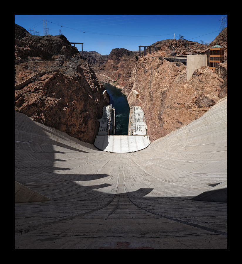 Running down the Hoover Dam