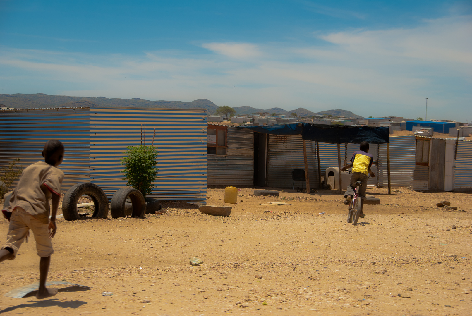 running in Katutura