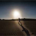 running in the desert...