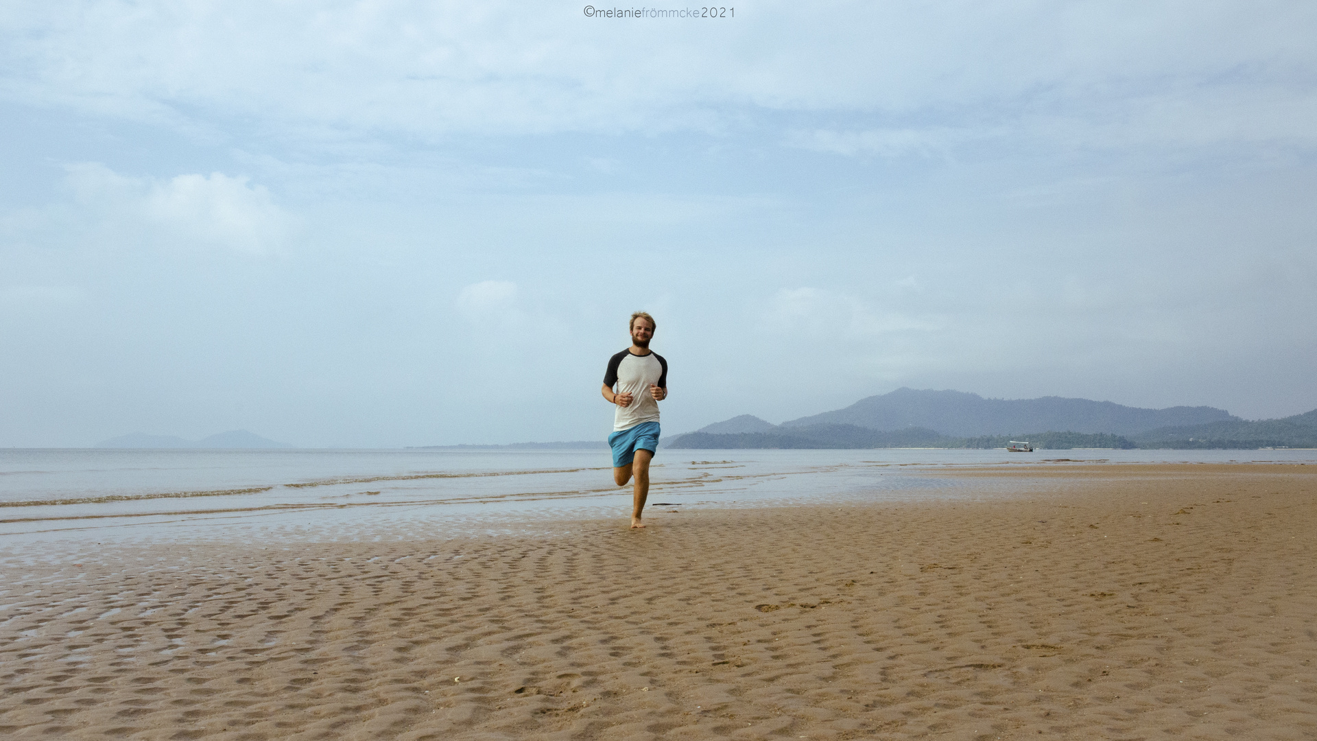 Running on the Beach