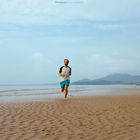 Running on the Beach