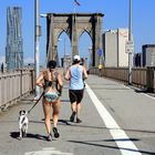 Running on the Brooklyn Bridge