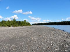 Runway 007 am Lake Creek