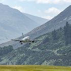 Runway between the Mountains