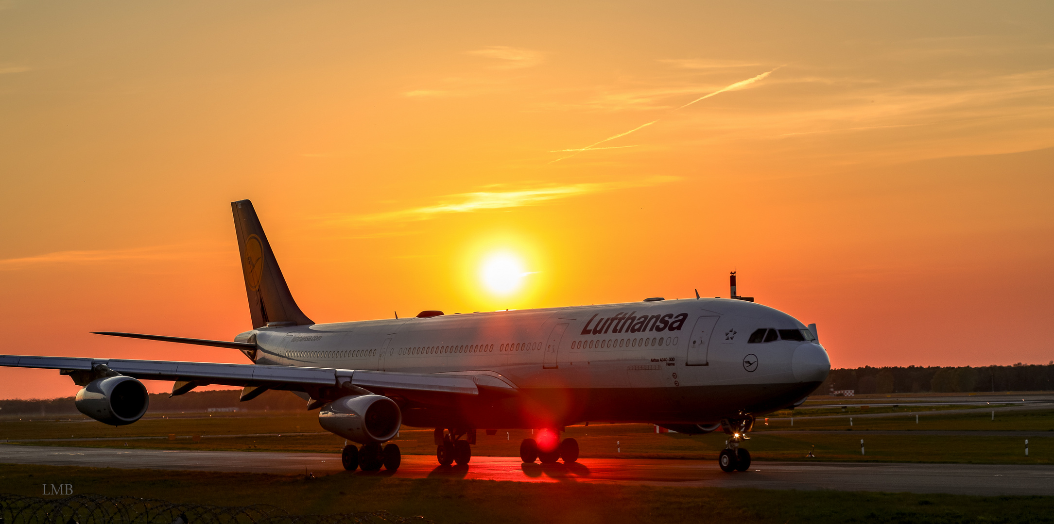 Runway Sunset