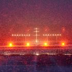 Runwaylights and Snow