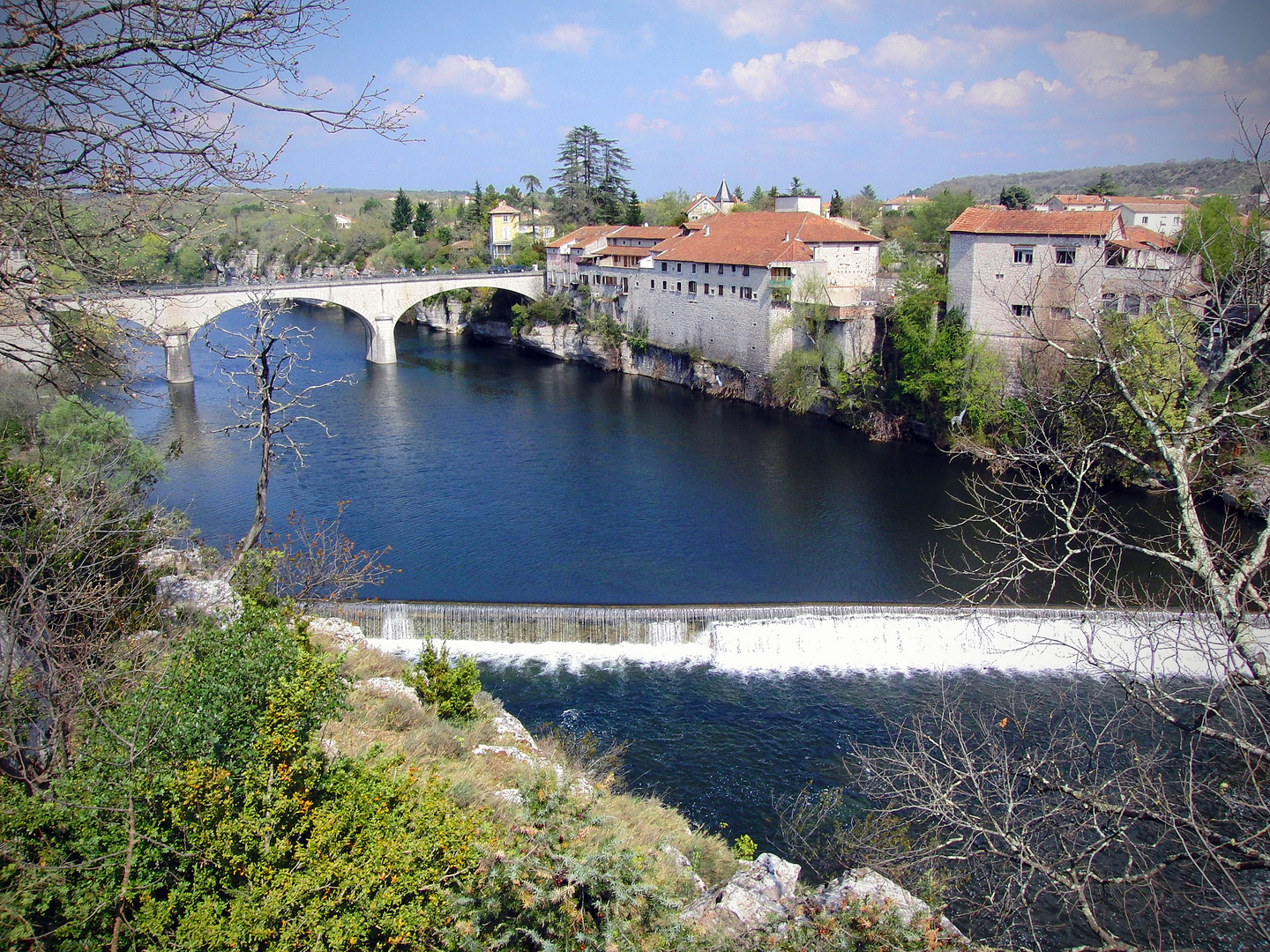 Ruoms, Ardèche, Südfrankreich