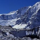 Rupal-Tal mit Gletscher