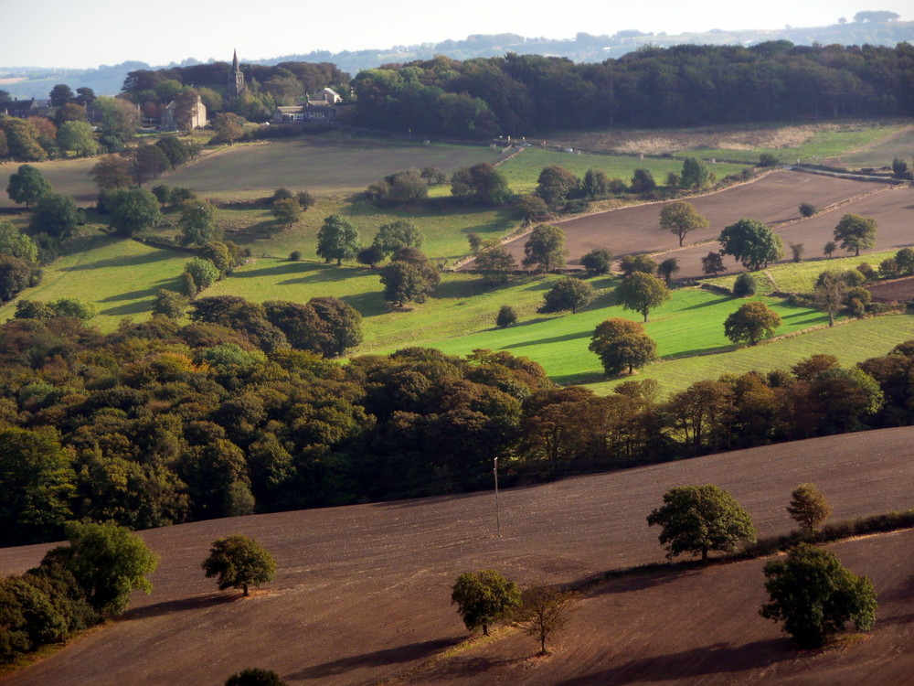 rural picture near huddersfield england