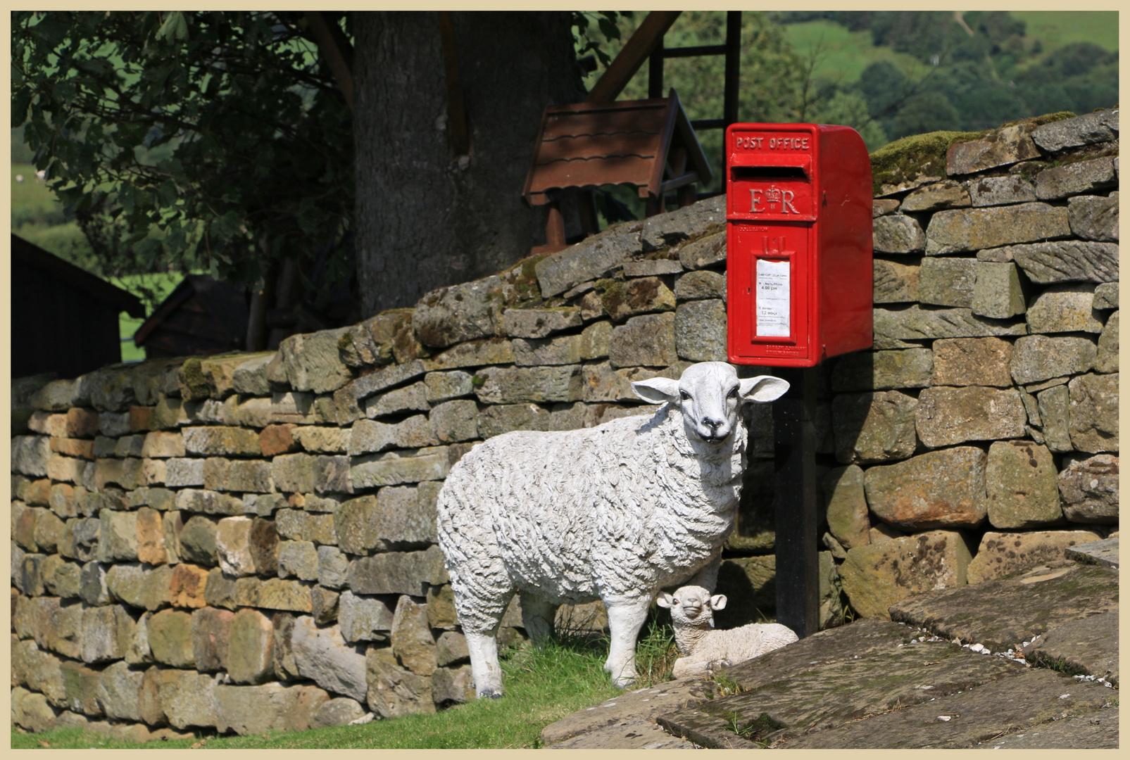 rural postbox in glaisdale