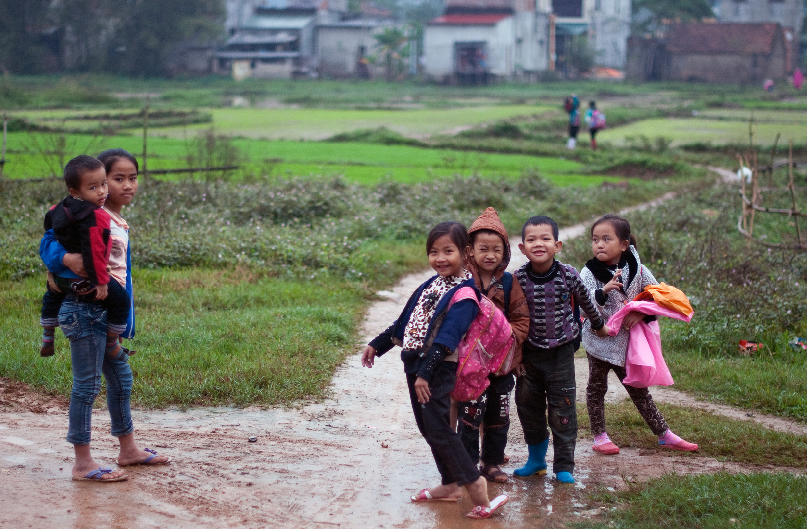 Rural school kids