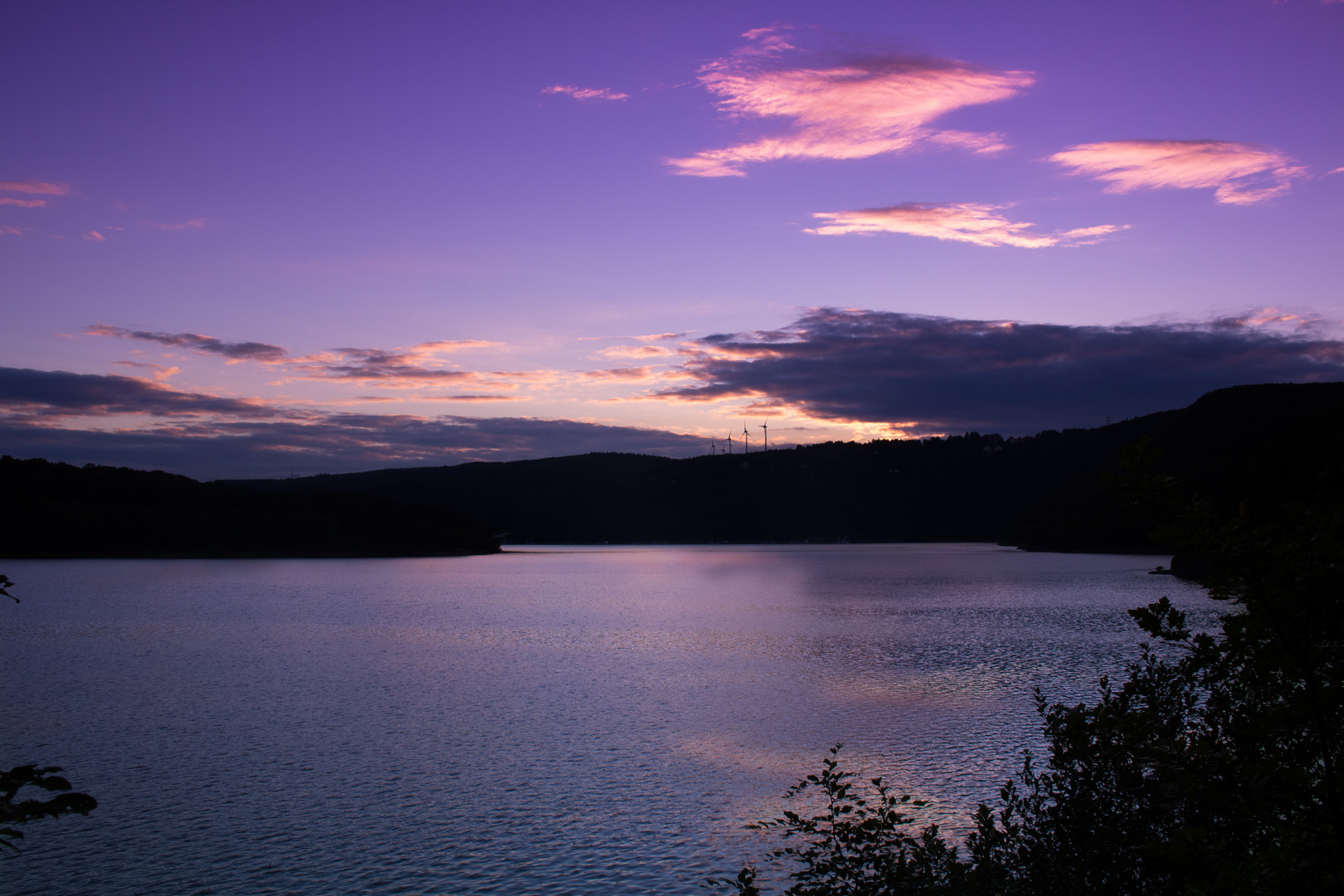 Rursee am Abend