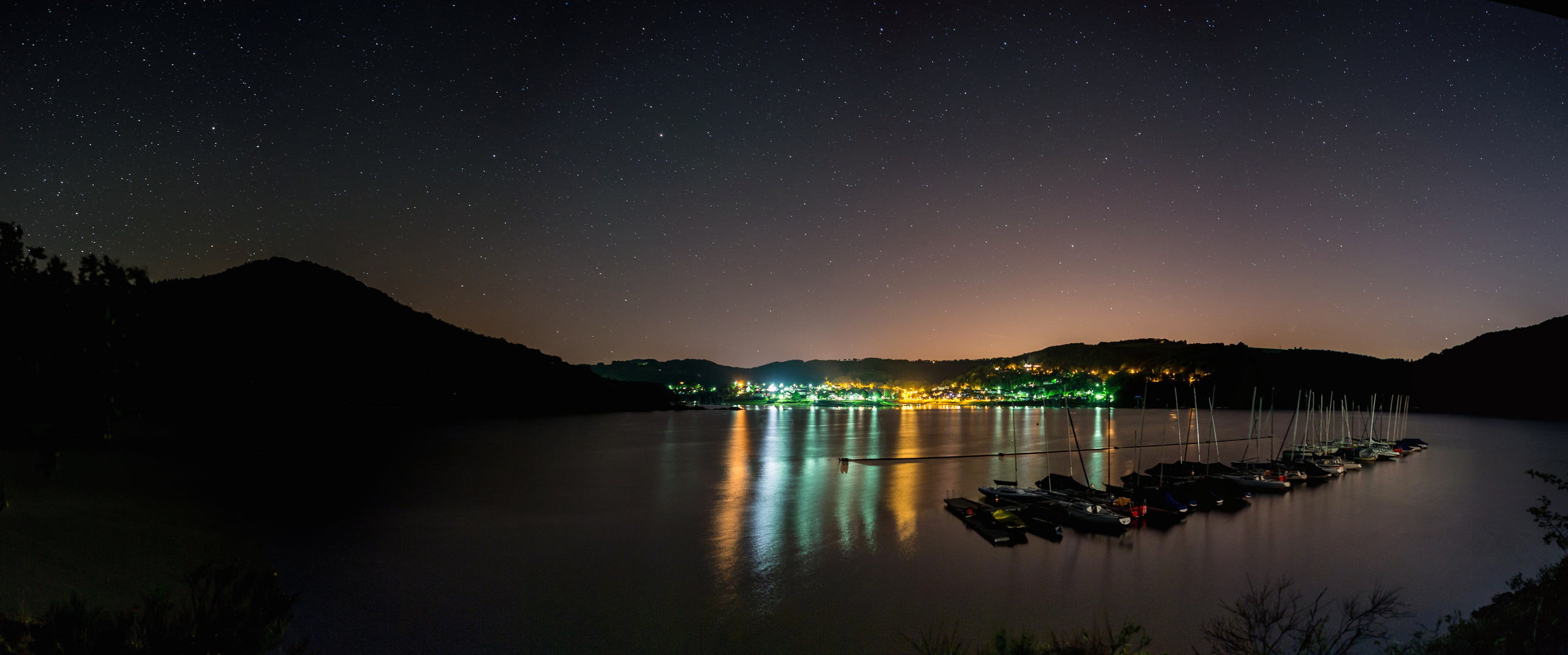 Rursee bei Nacht 05/2014