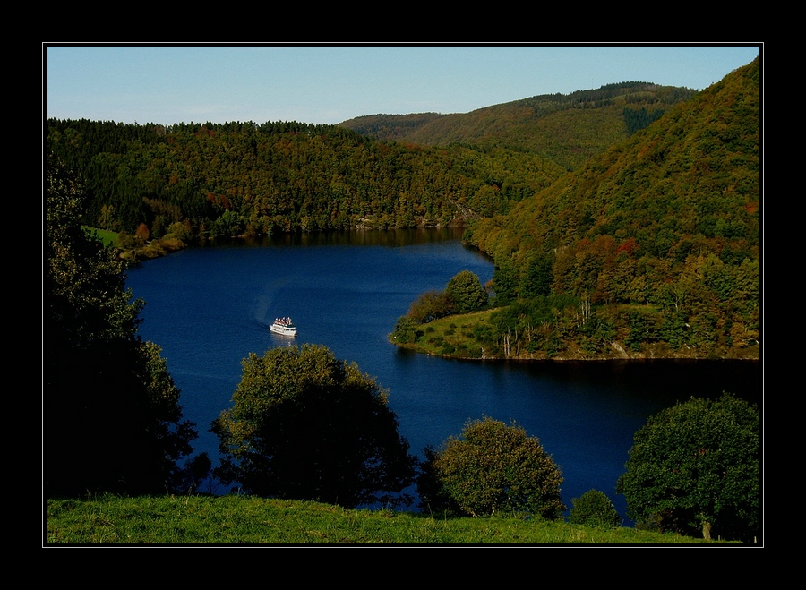 Rursee im Oktober