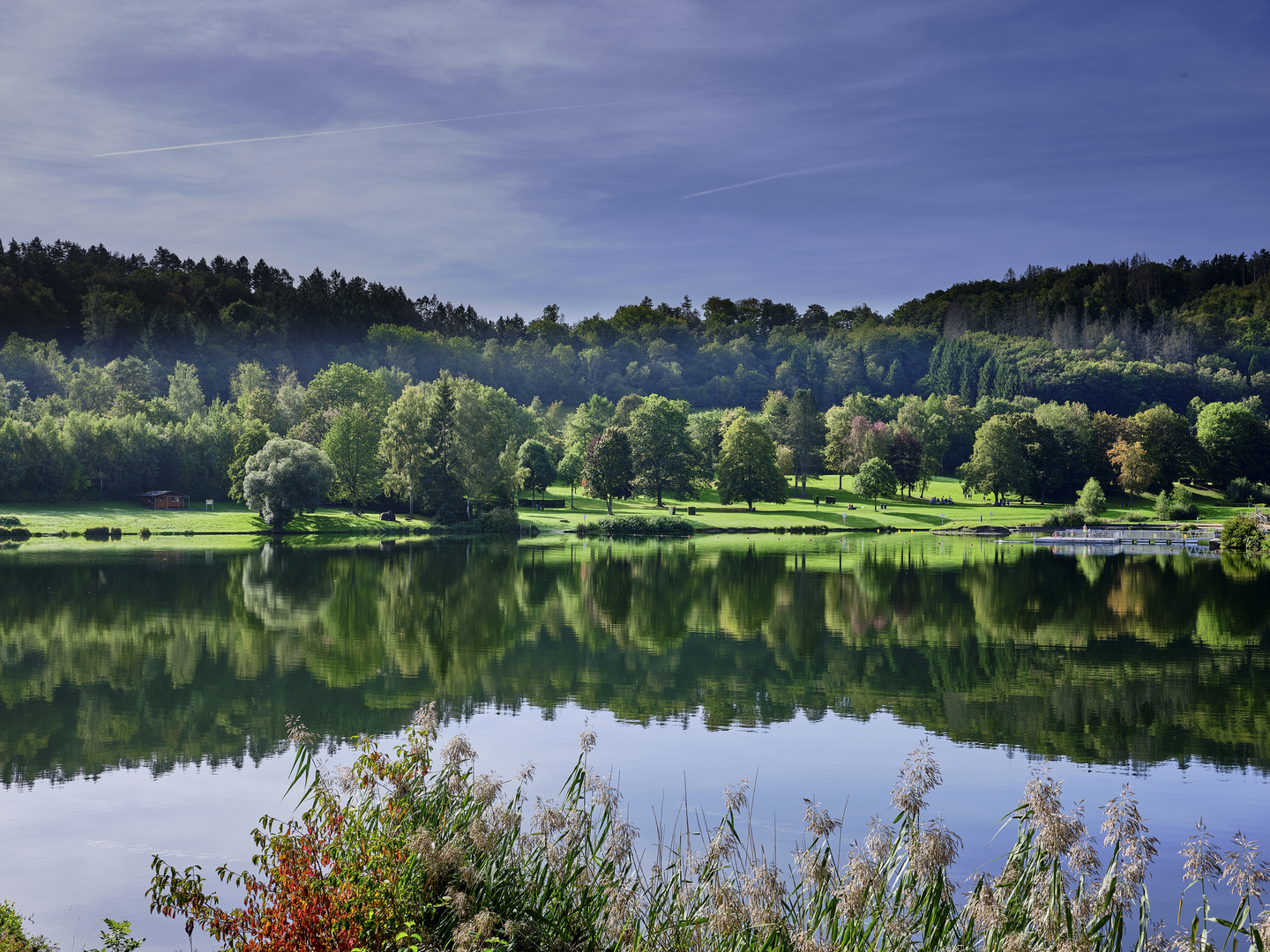 Rursee in der Sonne