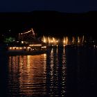 Rursee in Flammen - Auf hoher See