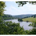 Rursee mit Blick auf Einruhr