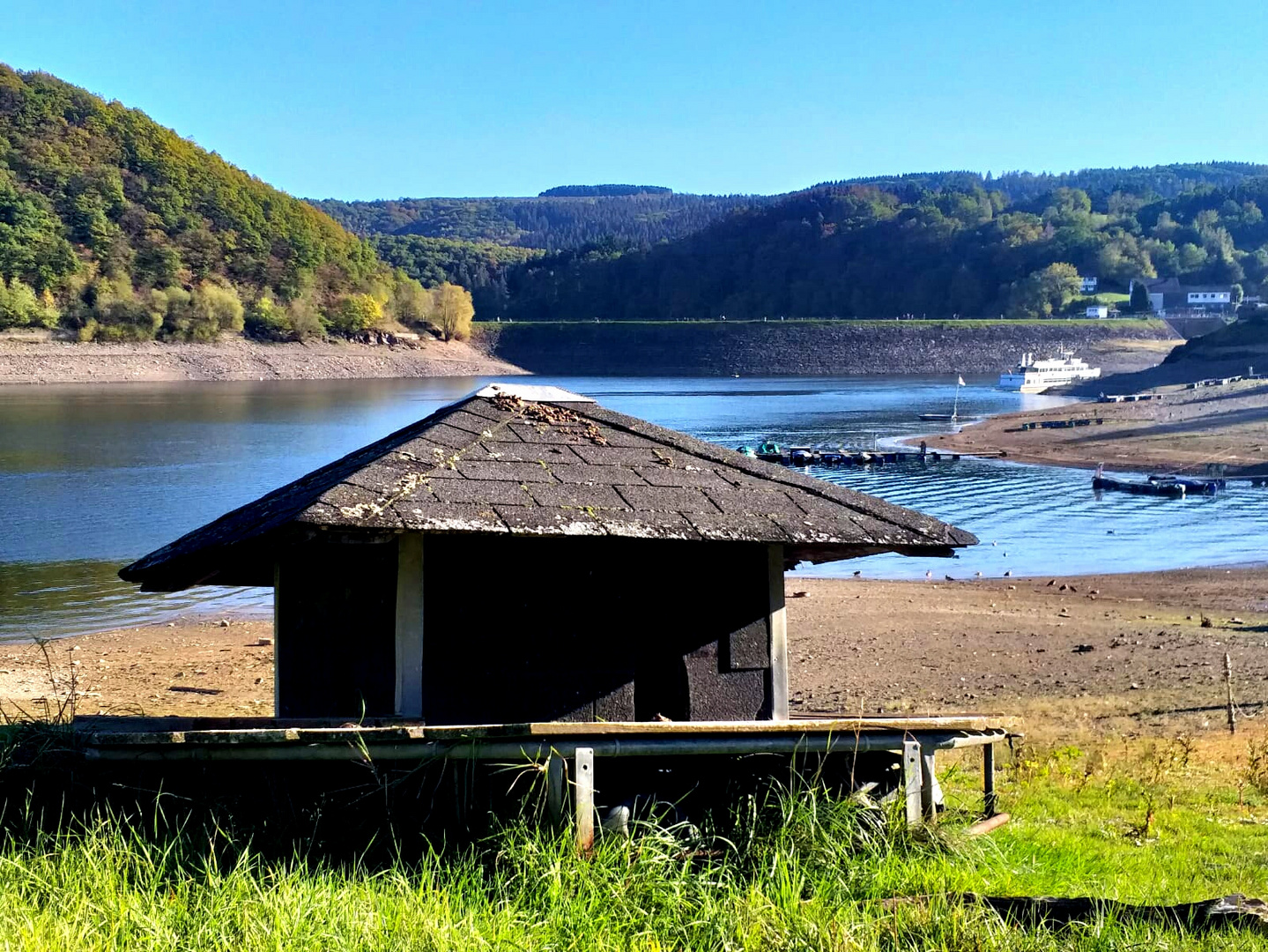 Rursee Wassertiefstand