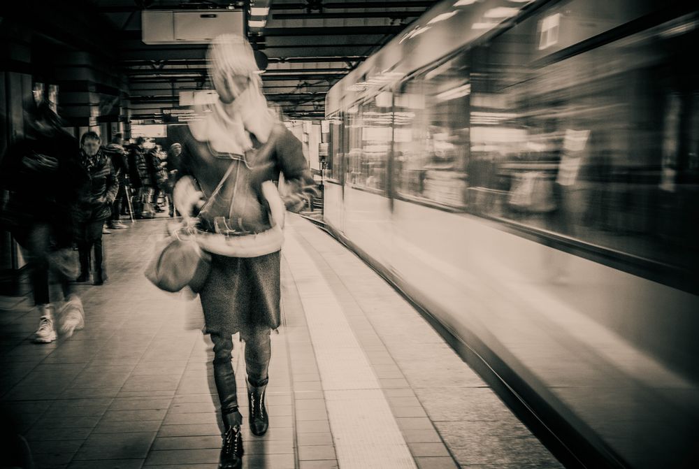 Rush Hour Foto & Bild | streetfotografie mit menschen, bus & nahverkehr ...