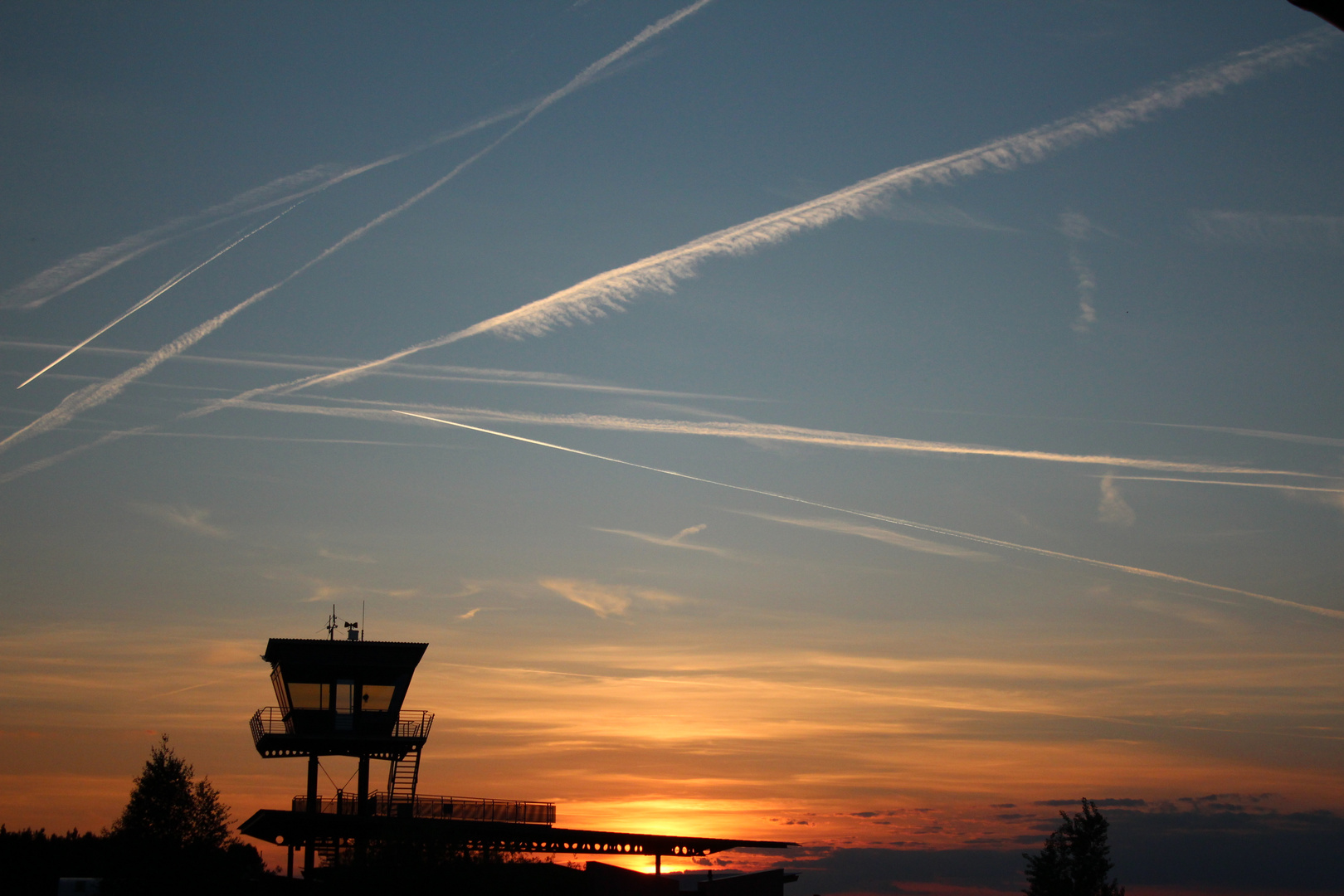 Rush Hour am Himmel