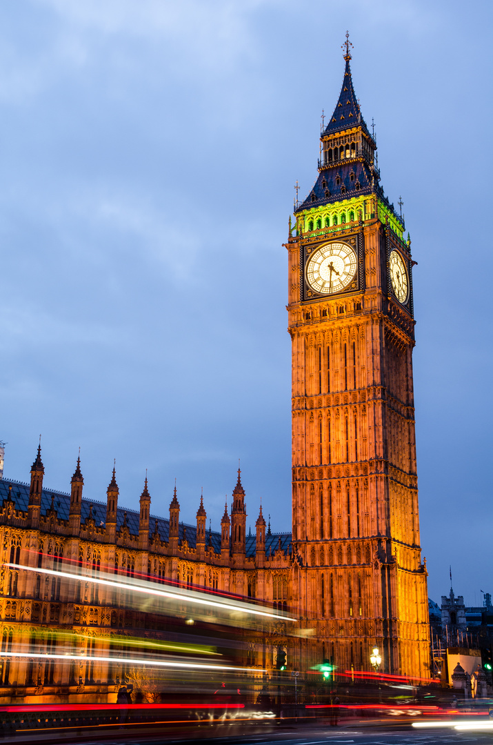 Rush hour at Big Ben