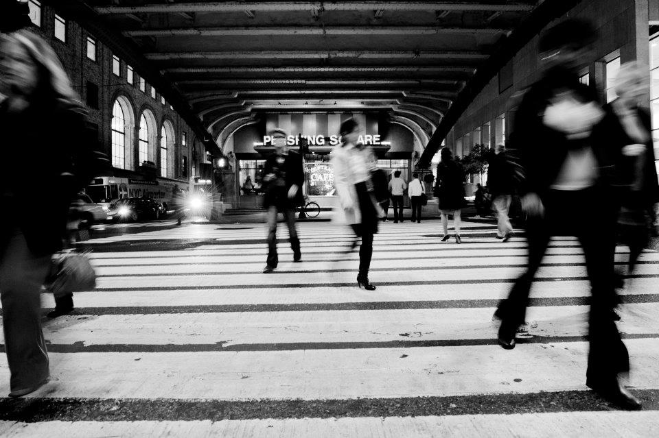 Rush hour at Central Station