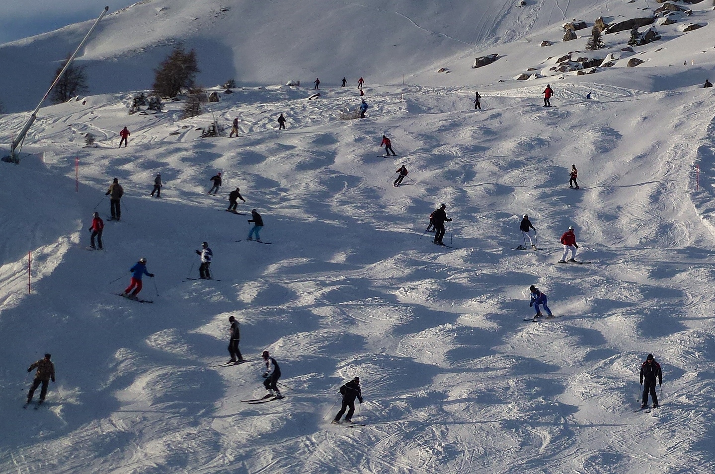 Rush Hour auf der Buckelpiste