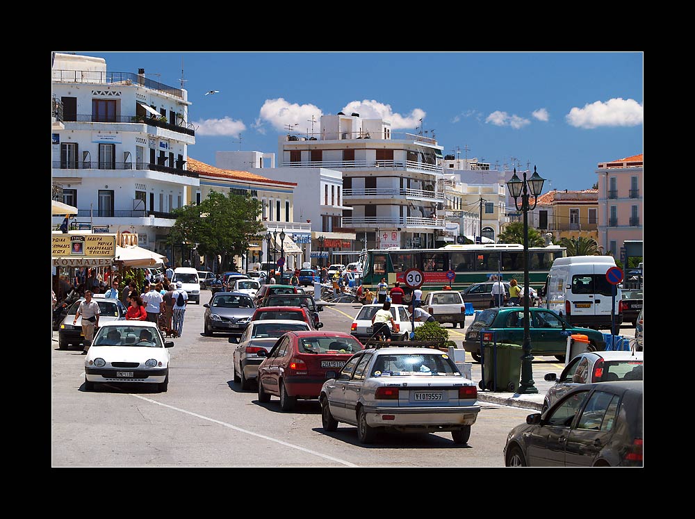 Rush Hour auf Tinos