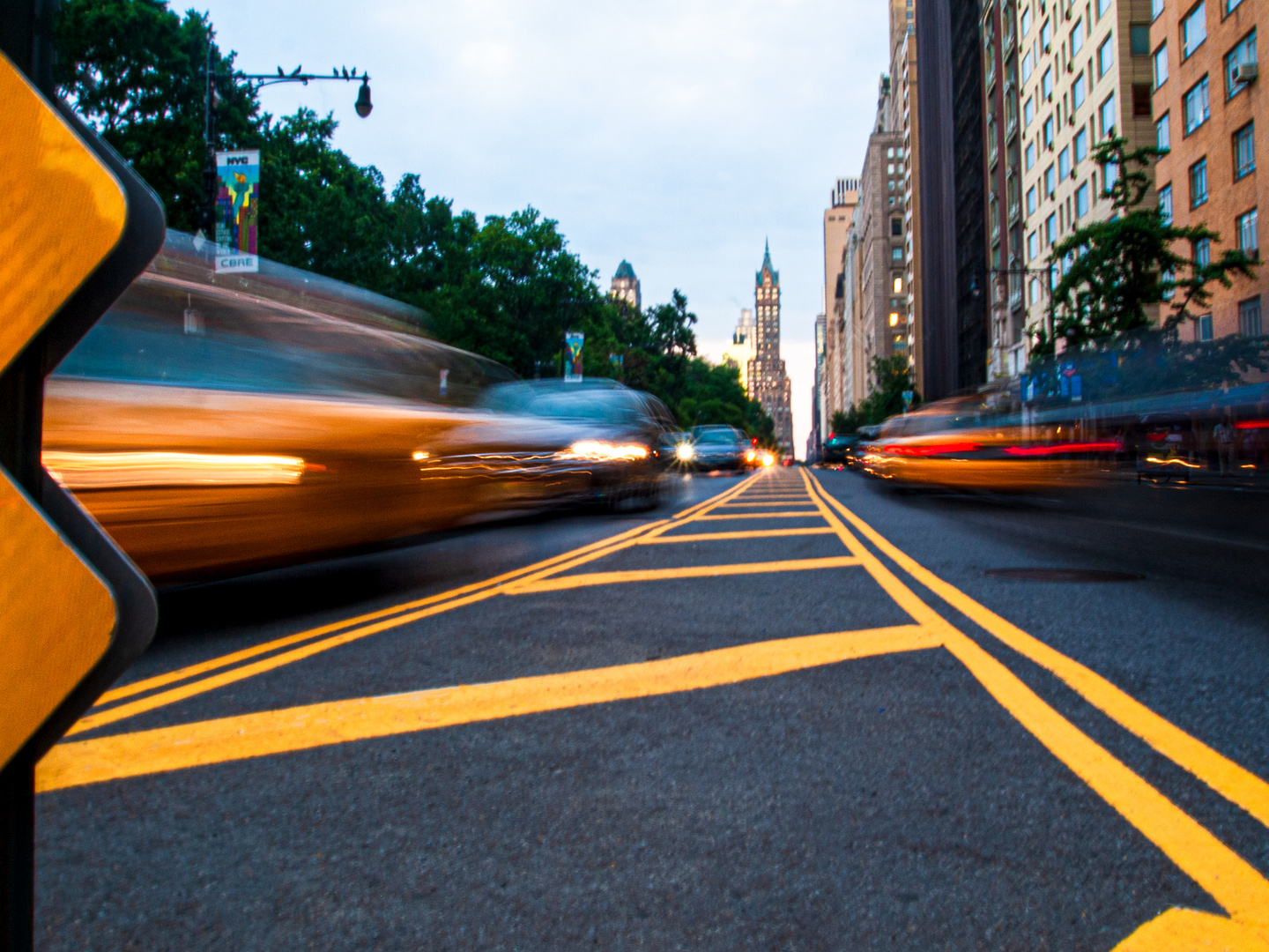 Rush Hour & Blue Hour in Manhattan, New York