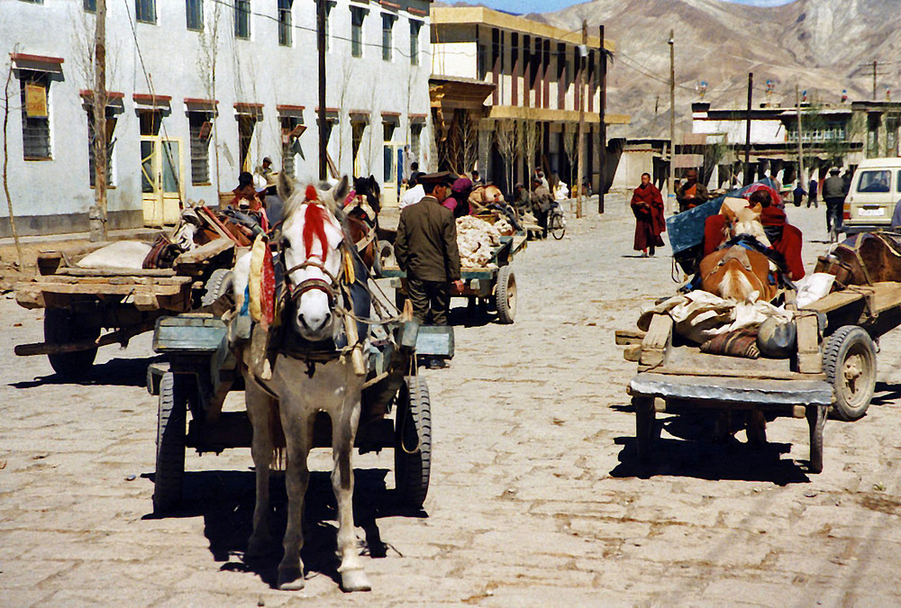 Rush-Hour, Gyantse Tibet