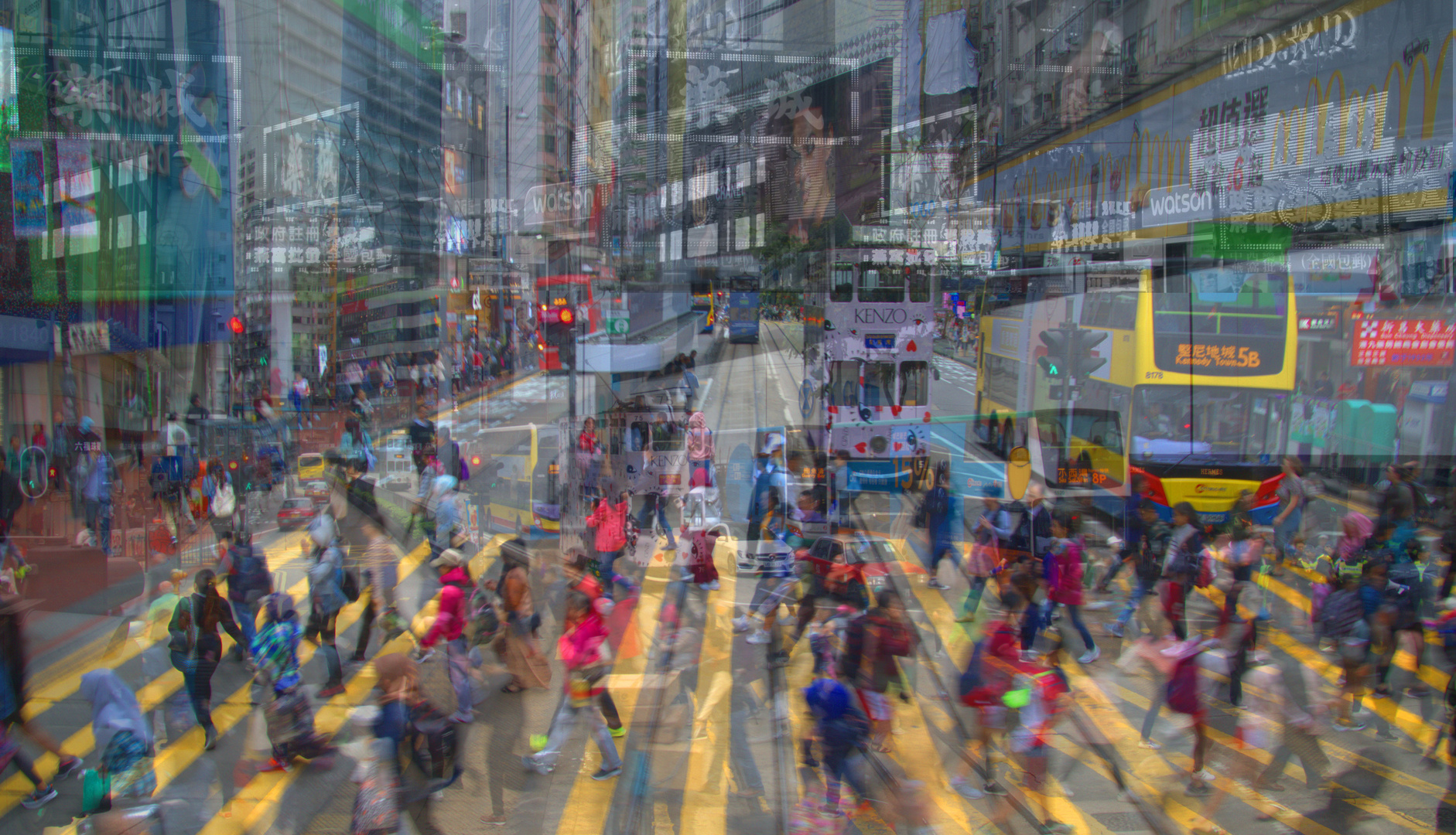 Rush hour Hong Kong