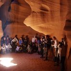 Rush Hour im Antelope Canyon...