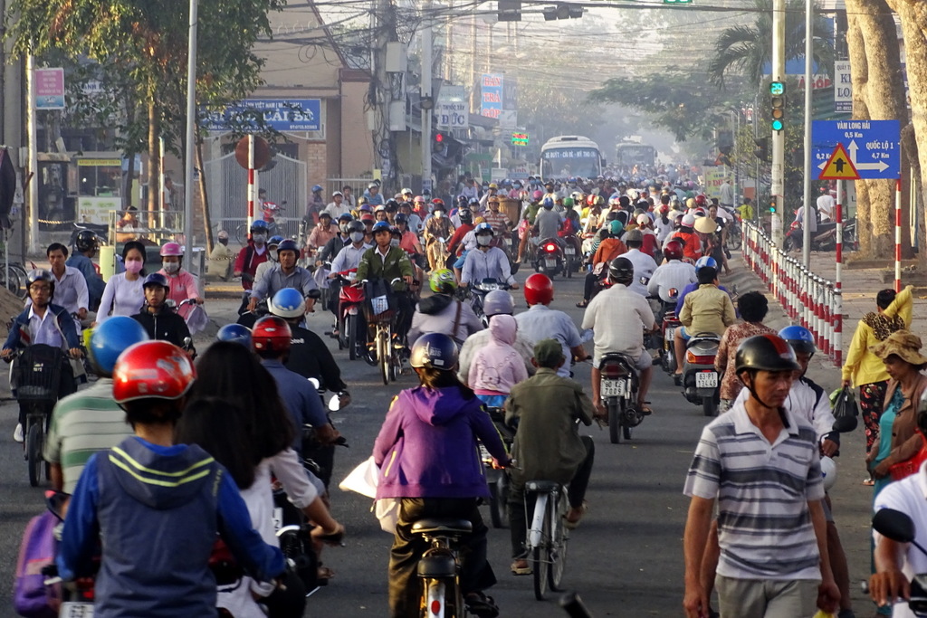 Rush hour im Mekong-Delta, Cai Be