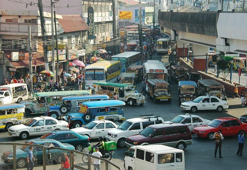 Rush hour in Manila