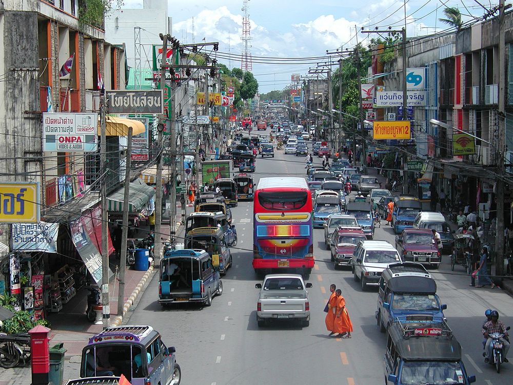 Rush Hour in Nakhon Si Tamarat von 39grad 