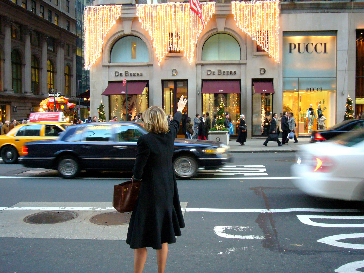 Rush hour in New York