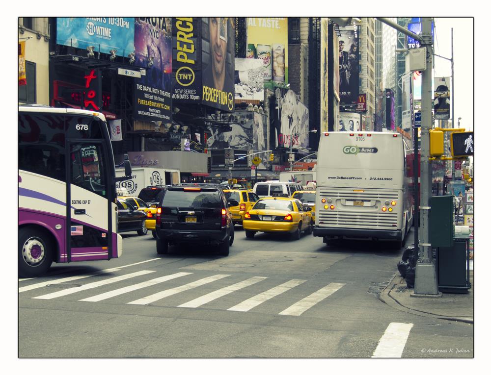 ... rush hour in New York ...