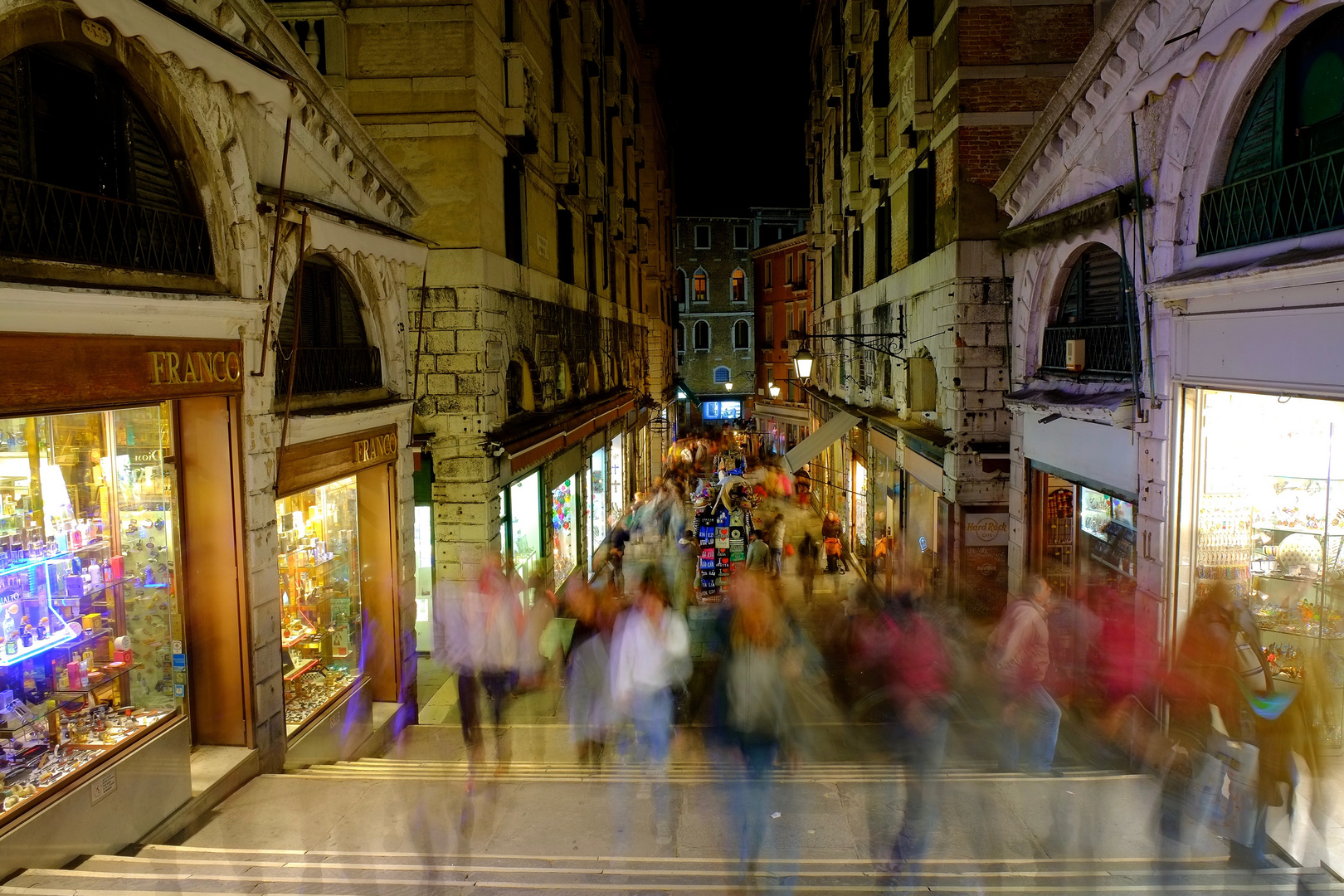 rush hour in Venedig