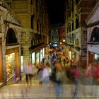 rush hour in Venedig