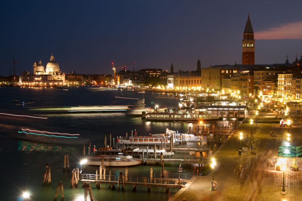 Rush hour in Venedig