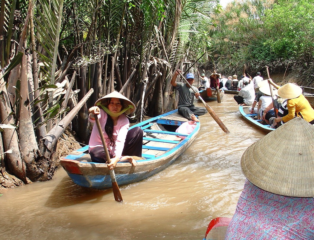 Rush hour mitten in Vietnam