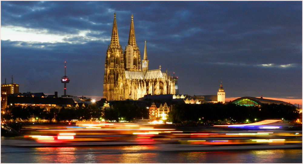 Rush Hour on the Rhine River