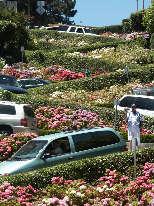 rush hours at lombard street