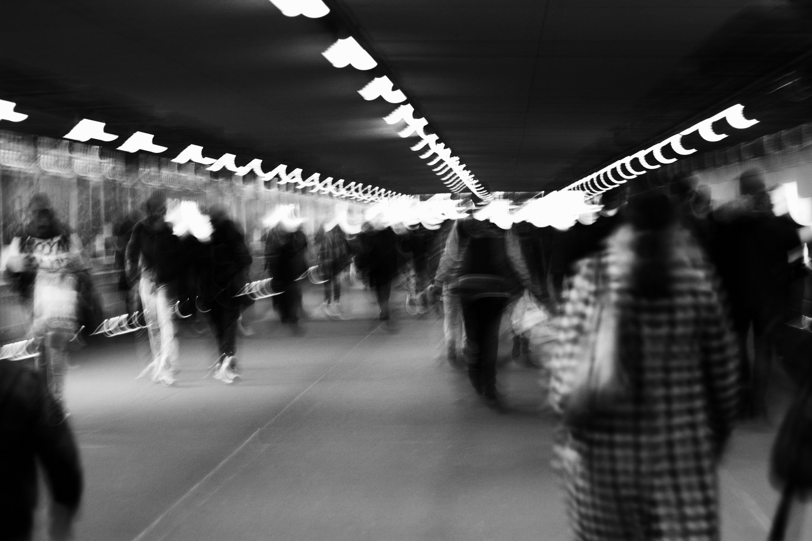 Rushhour am Stuttgarter Hauptbahnhof