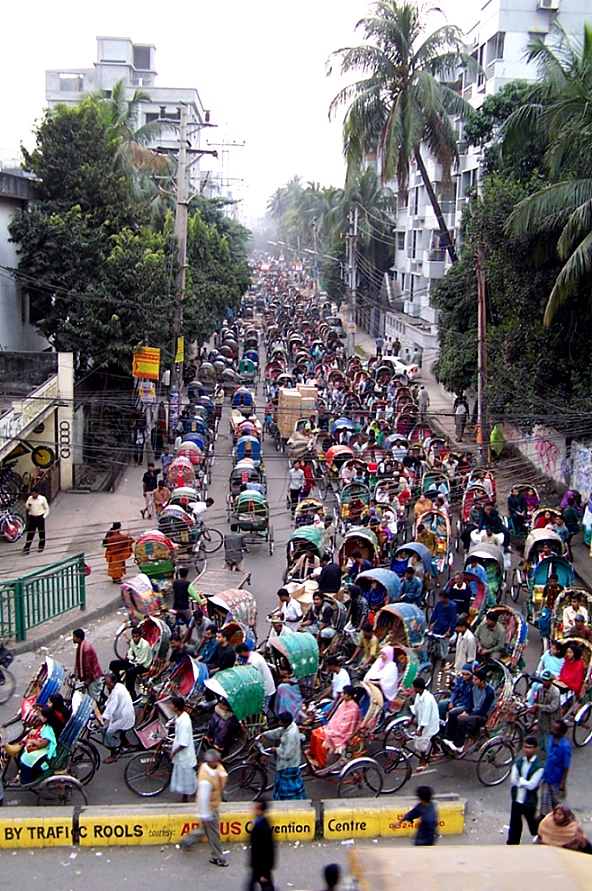 Rushhour in Dhaka