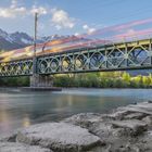 Rushing through the alps