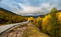 Ruska zwischen Utsjoki und Karigasniemi