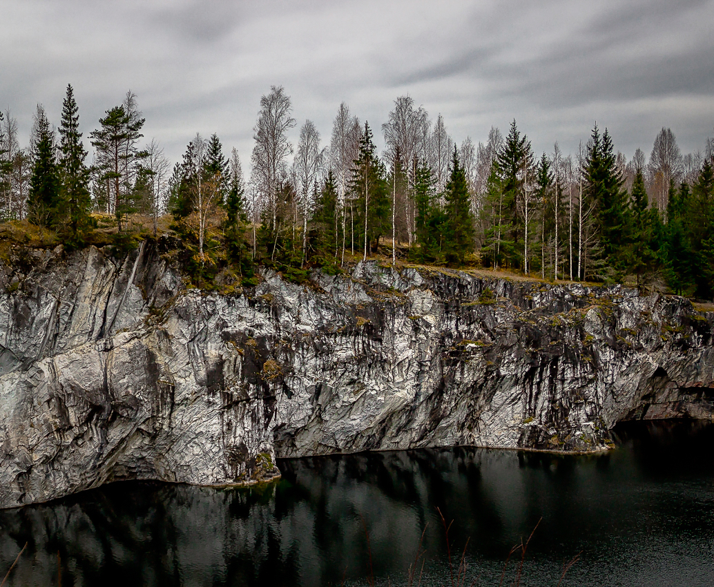 Ruskeala. Republic of Karelia, Russia